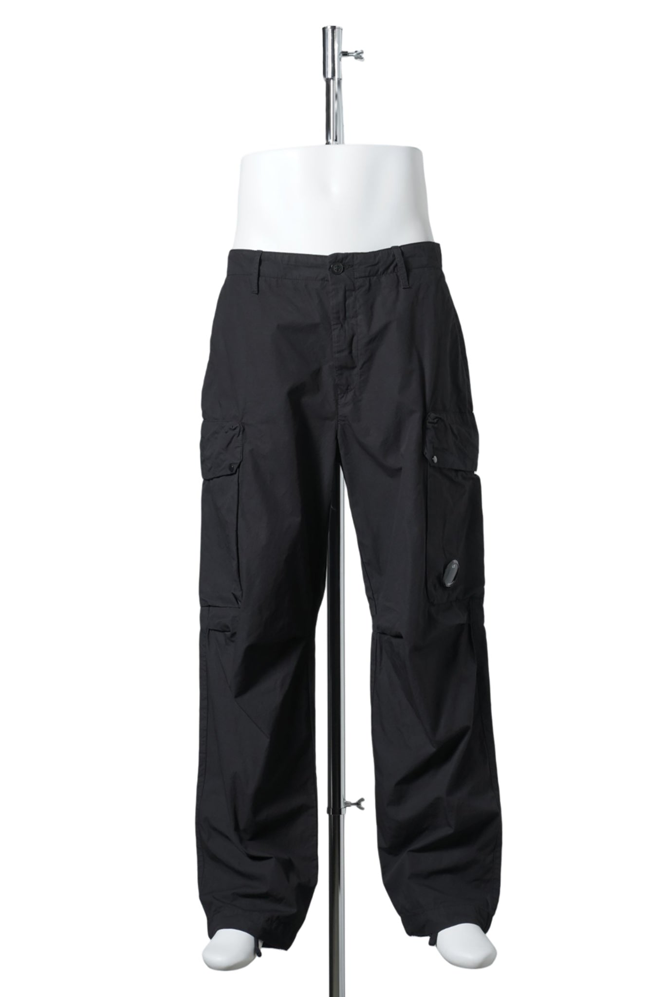 MICRO-REPS BOXY CARGO LENS PANTS / 999:BLACK