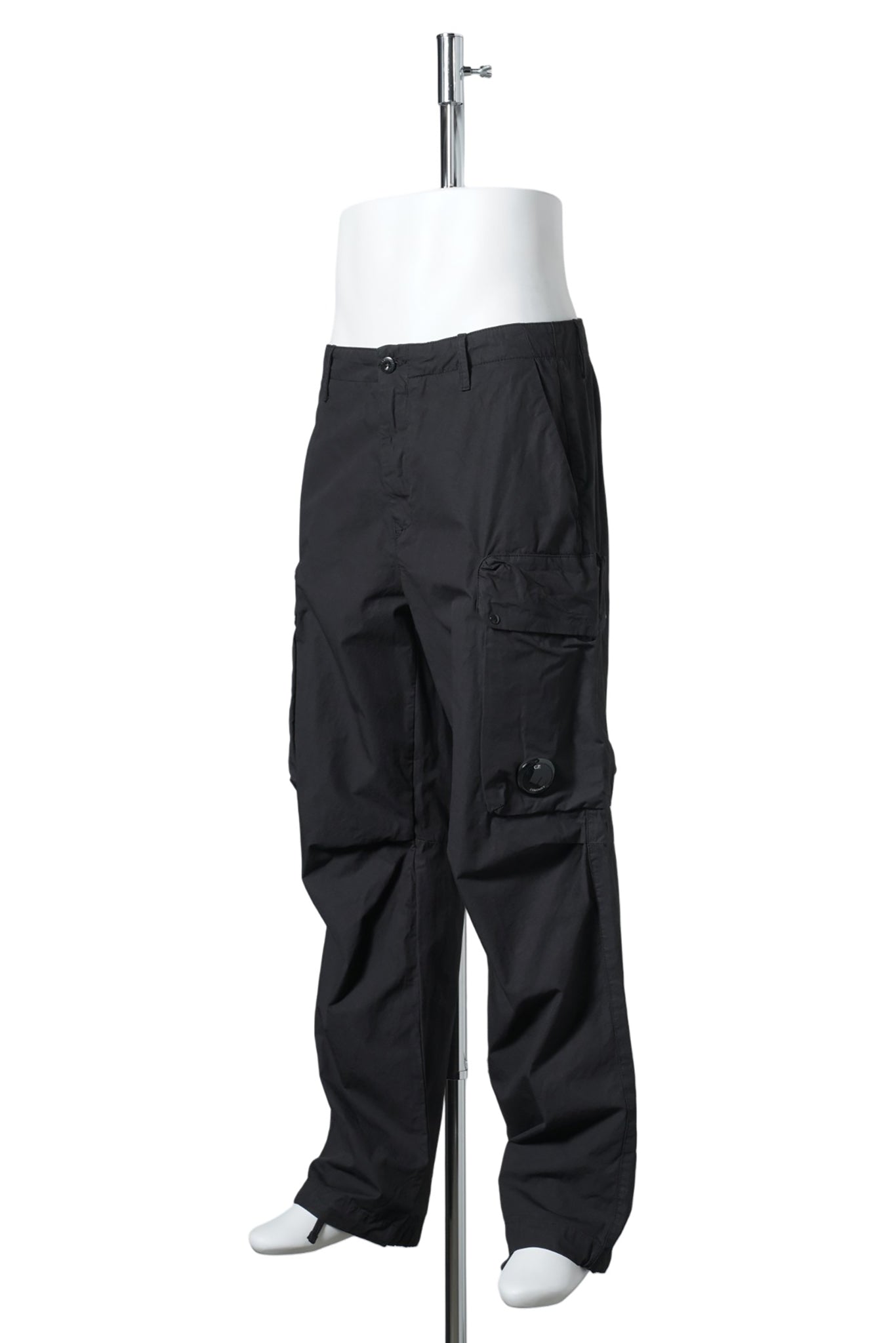 MICRO-REPS BOXY CARGO LENS PANTS / 999:BLACK