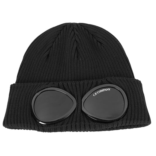 COTTON GOGGLE BEANIE / 999:BLACK