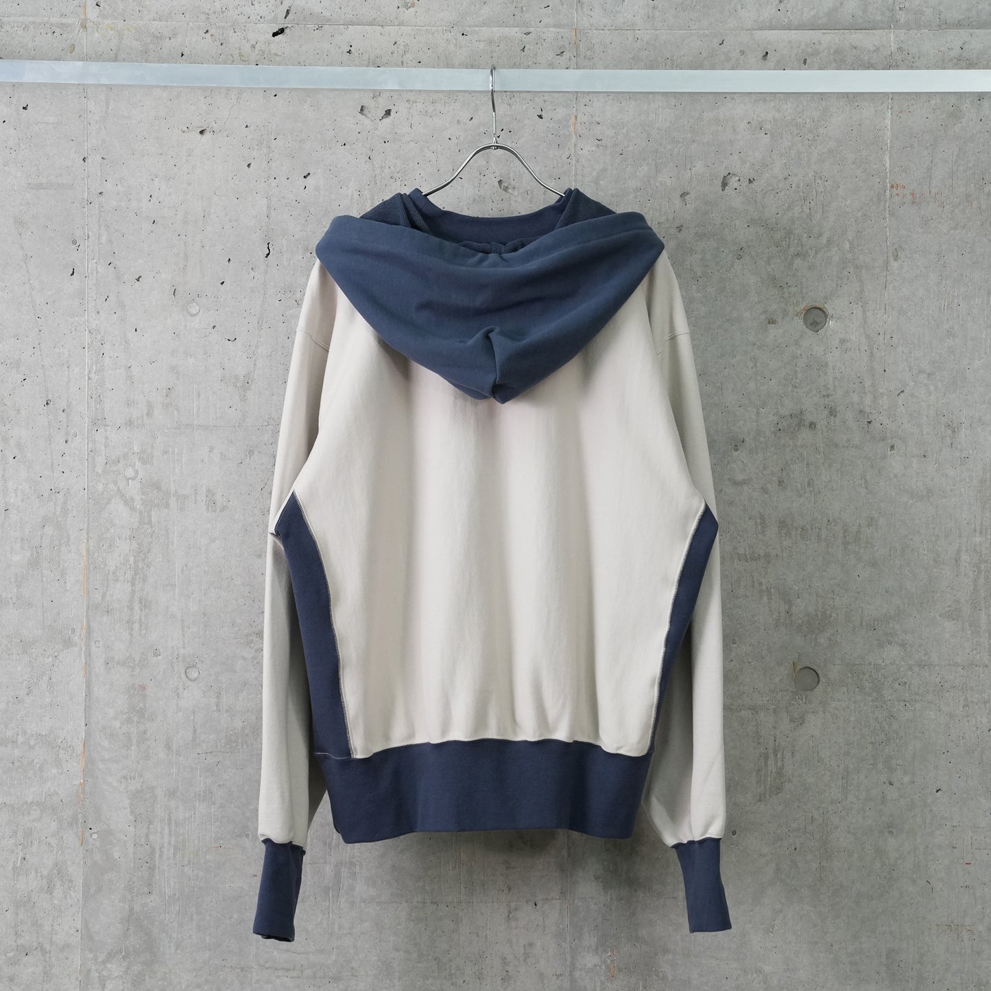 DOUBLE FACE HOODIE / BEIGE