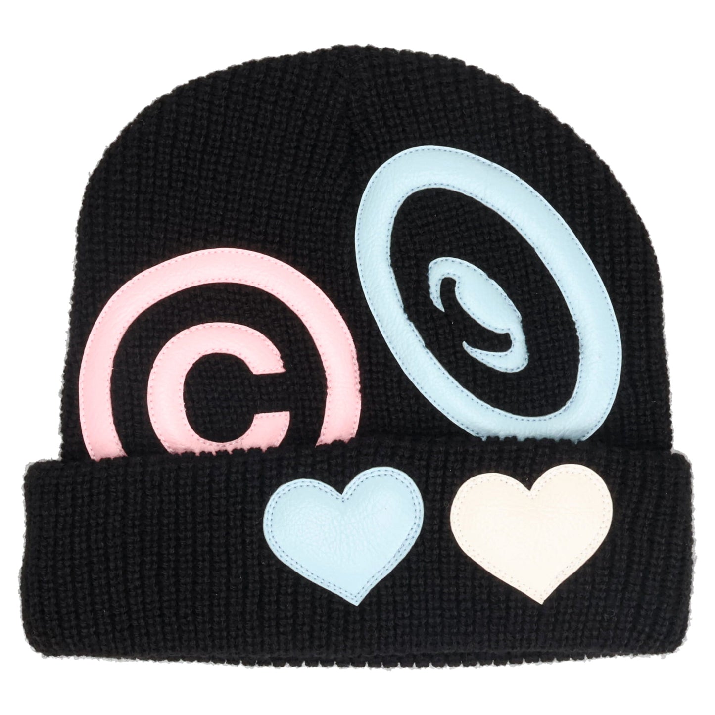 CPD LOVE PATCH BEANIE / BLACK