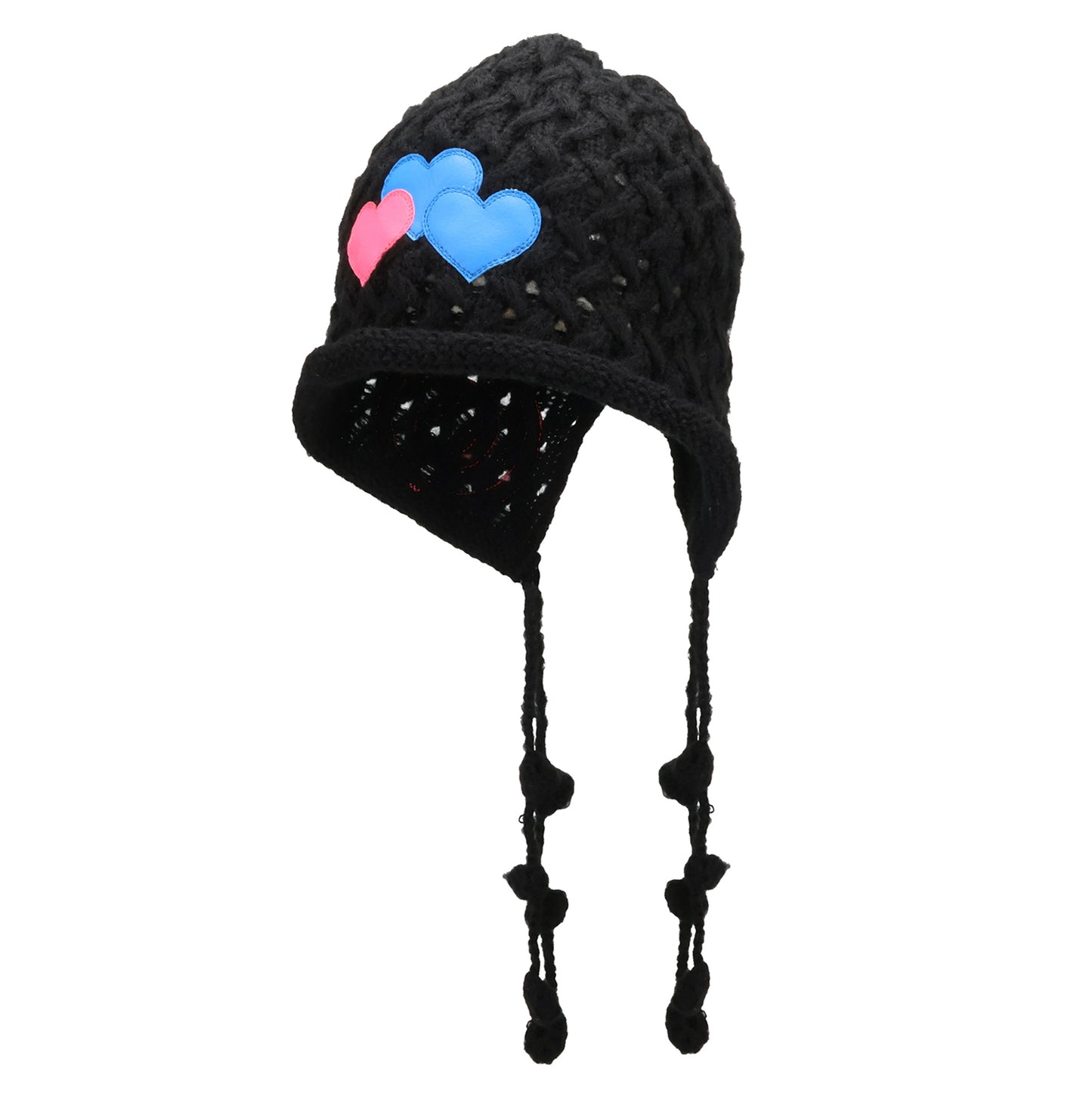 CPD LOVE PATCH BEANIE BONBON / BLACK