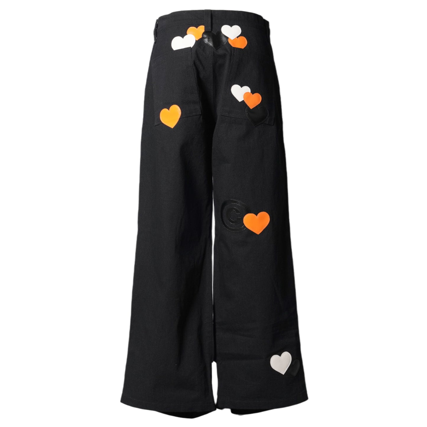 CPD LOVE PATCH PANTS DOUBLE KNEE / BLACK