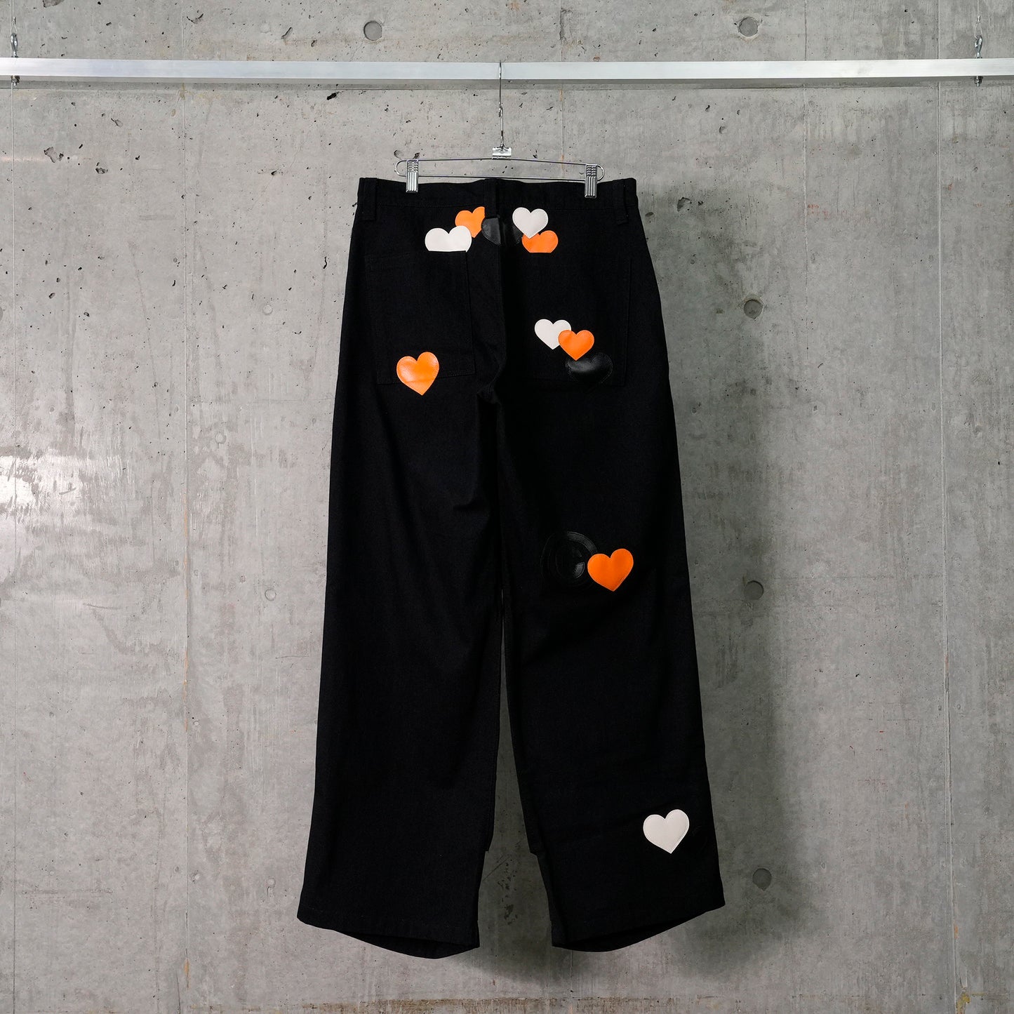 CPD LOVE PATCH PANTS DOUBLE KNEE / BLACK