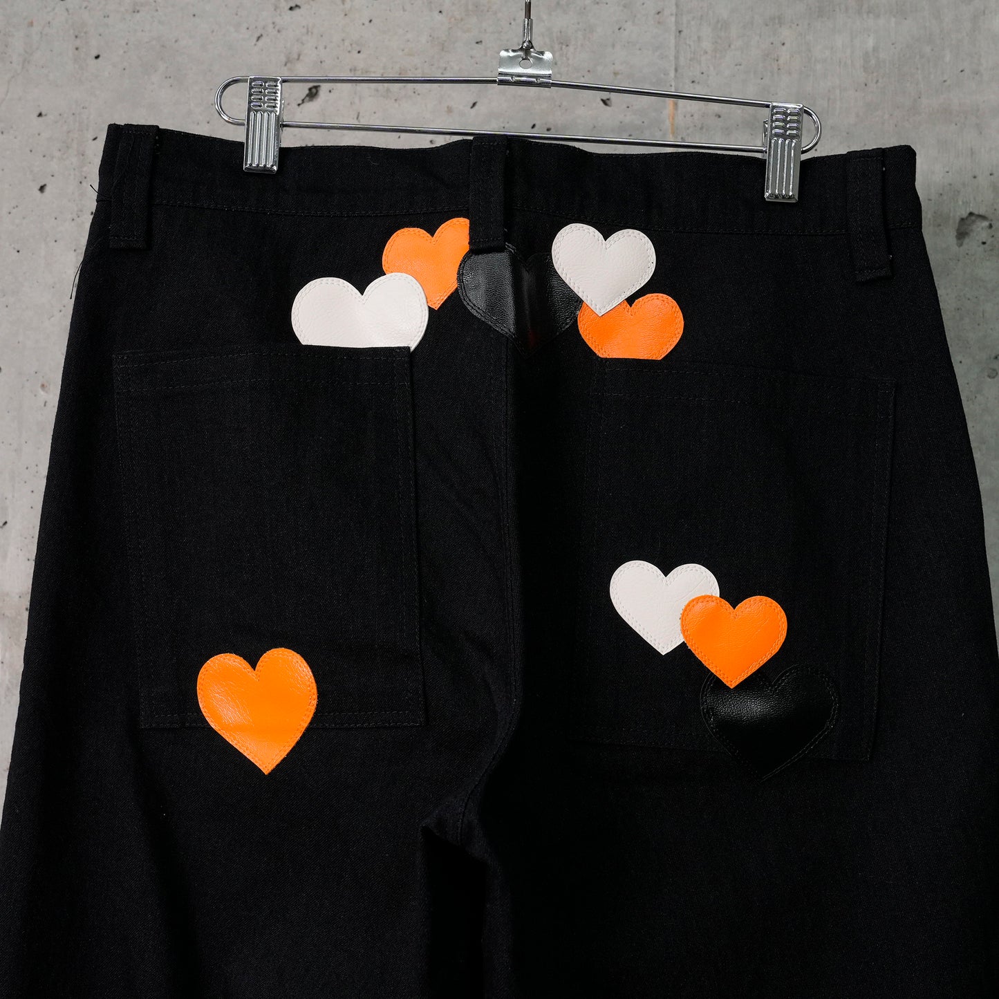 CPD LOVE PATCH PANTS DOUBLE KNEE / BLACK