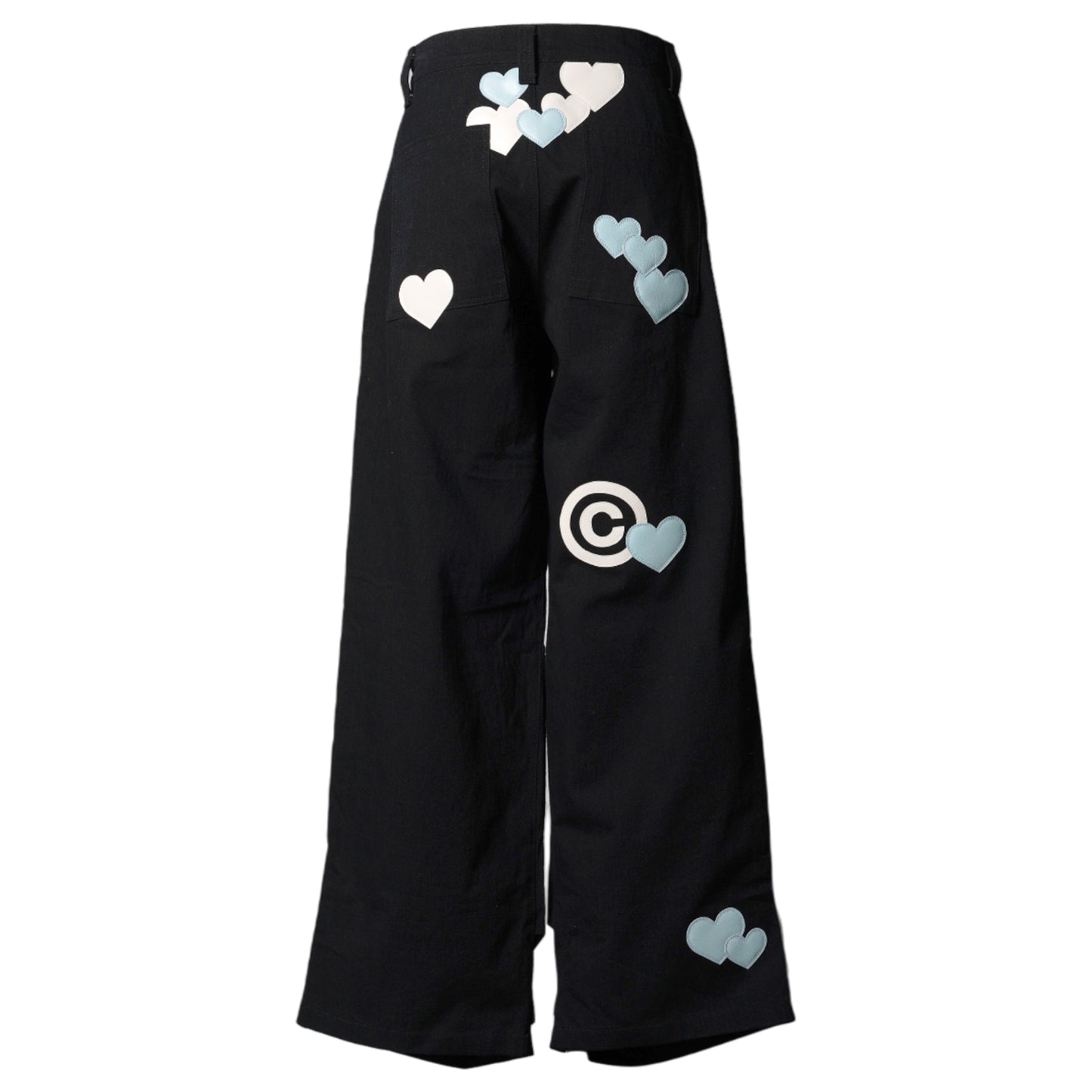 CPD LOVE PATCH PANTS DOUBLE KNEE / BLACK