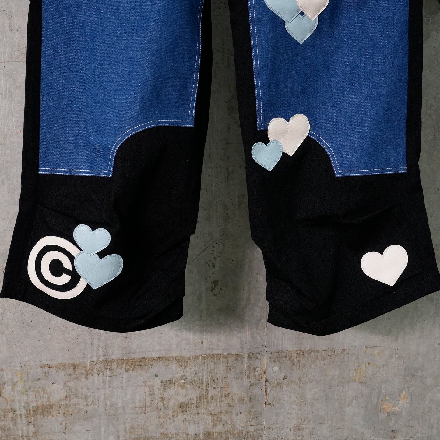 CPD LOVE PATCH PANTS DOUBLE KNEE / BLACK