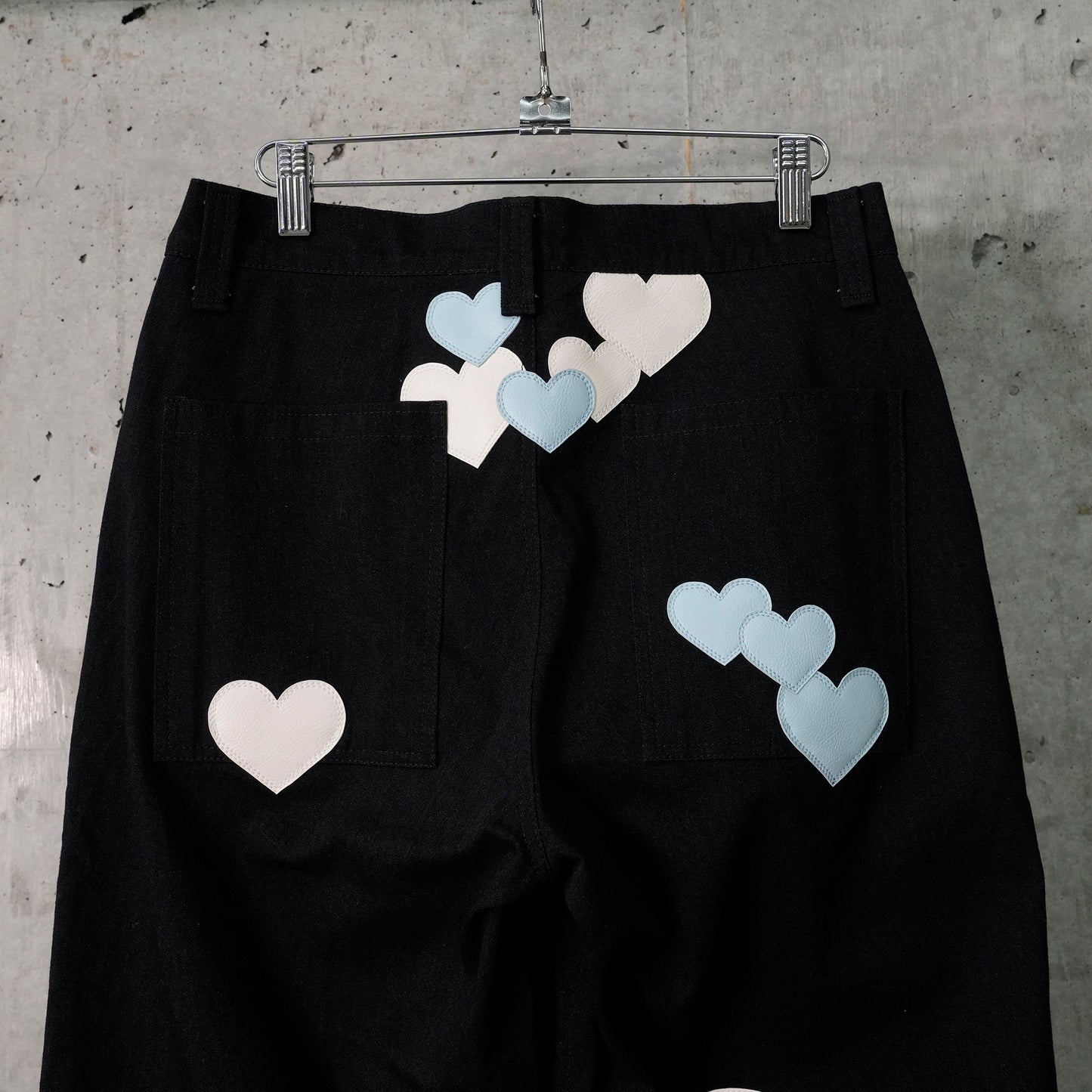 CPD LOVE PATCH PANTS DOUBLE KNEE / BLACK