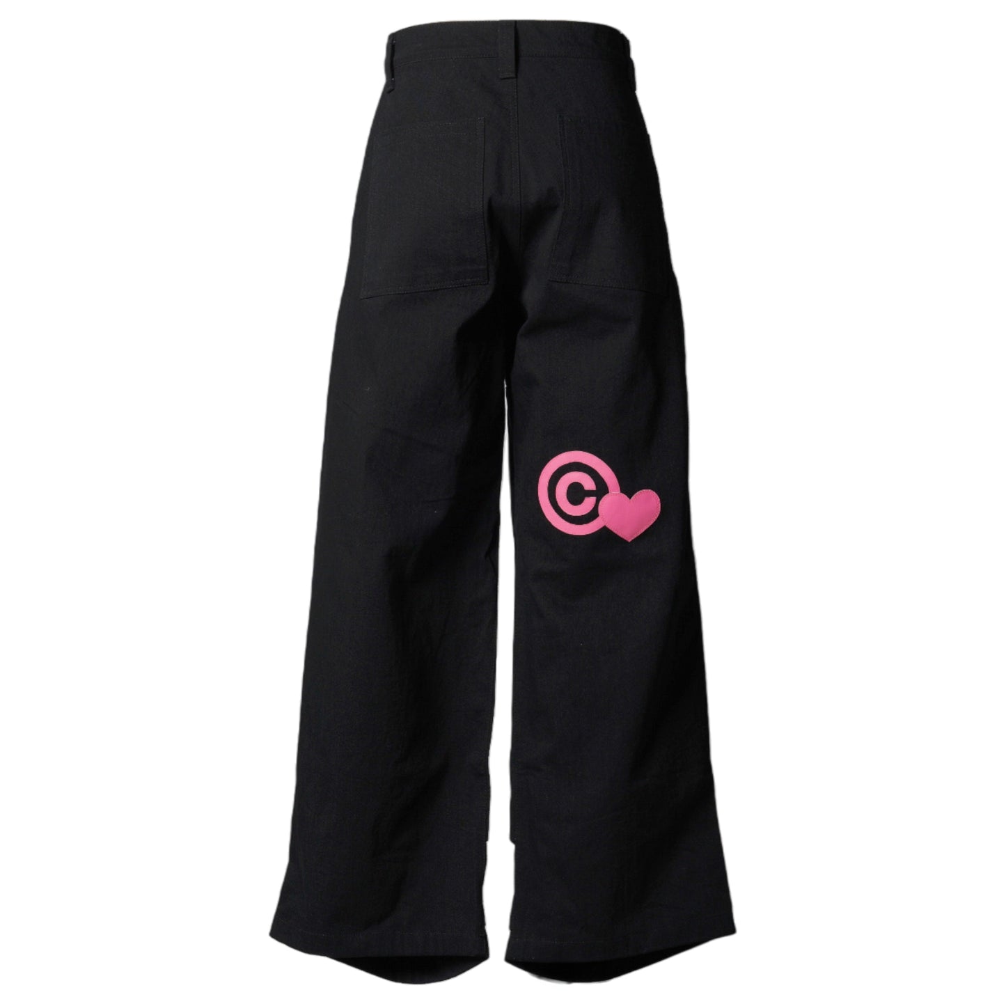 CPD LOVE PATCH PANTS / BLACK