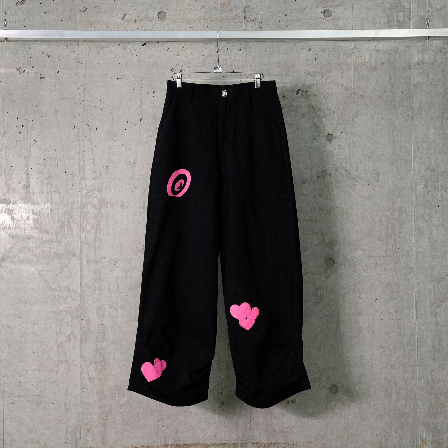 CPD LOVE PATCH PANTS / BLACK