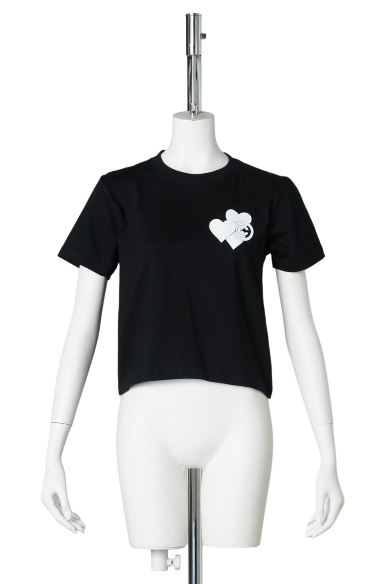 WOMEN'S SHIRT HEART / BLACK