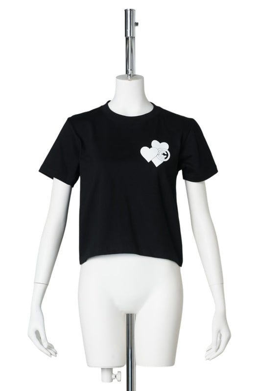 WOMEN'S SHIRT HEART / BLACK