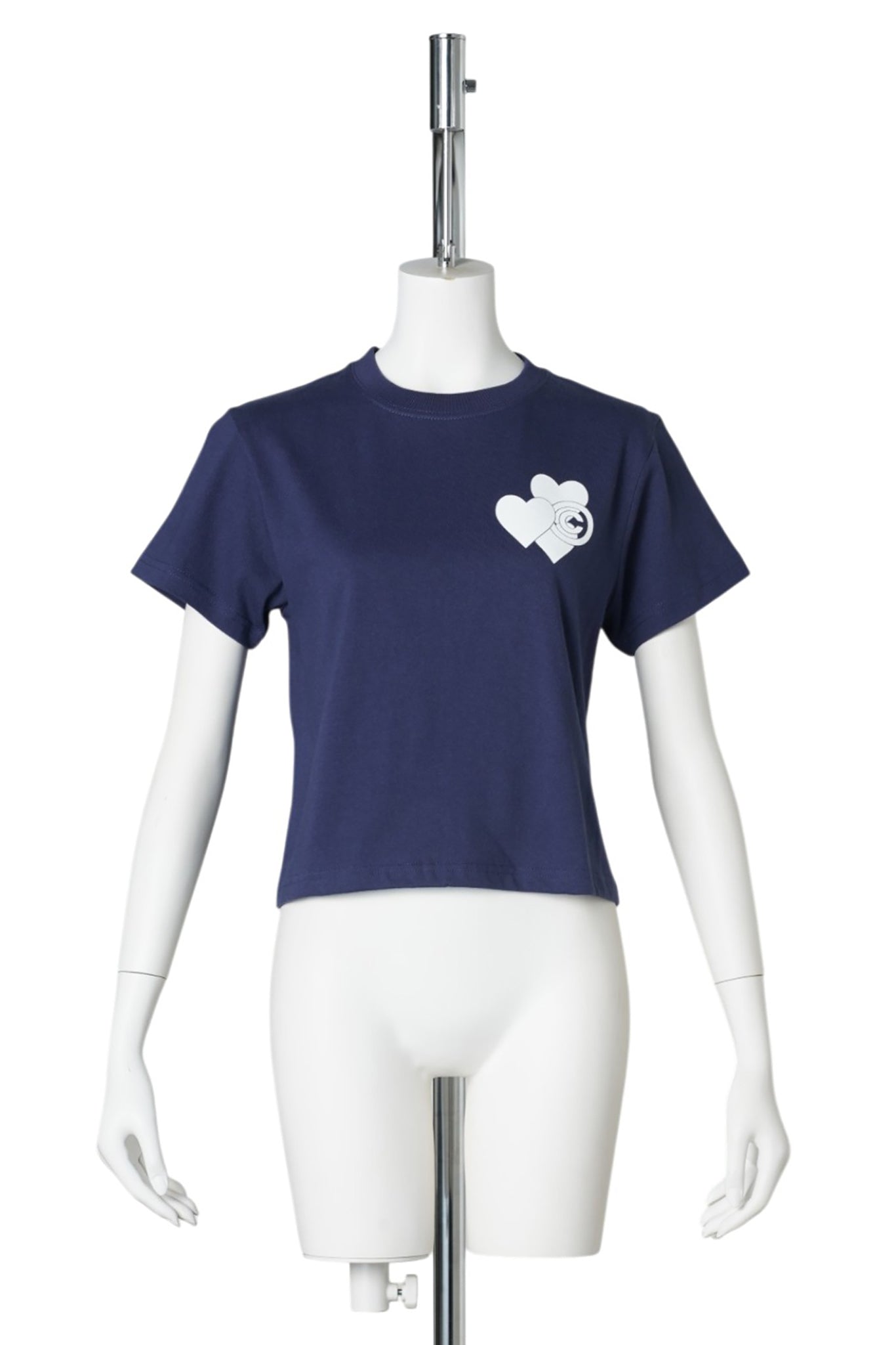 WOMEN'S SHIRT HEART / NAVY