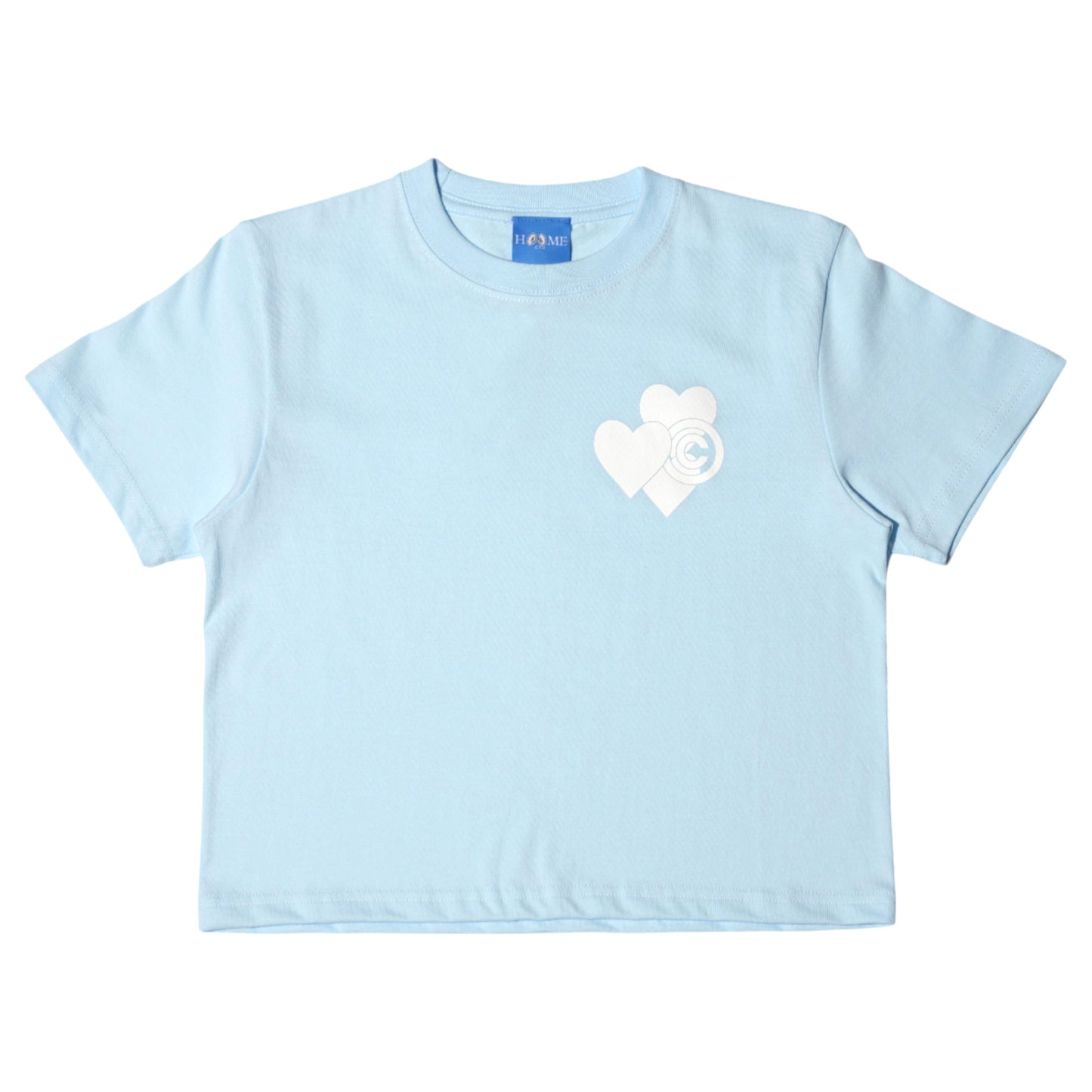 WOMEN'S SHIRT HEART / SKY BLUE