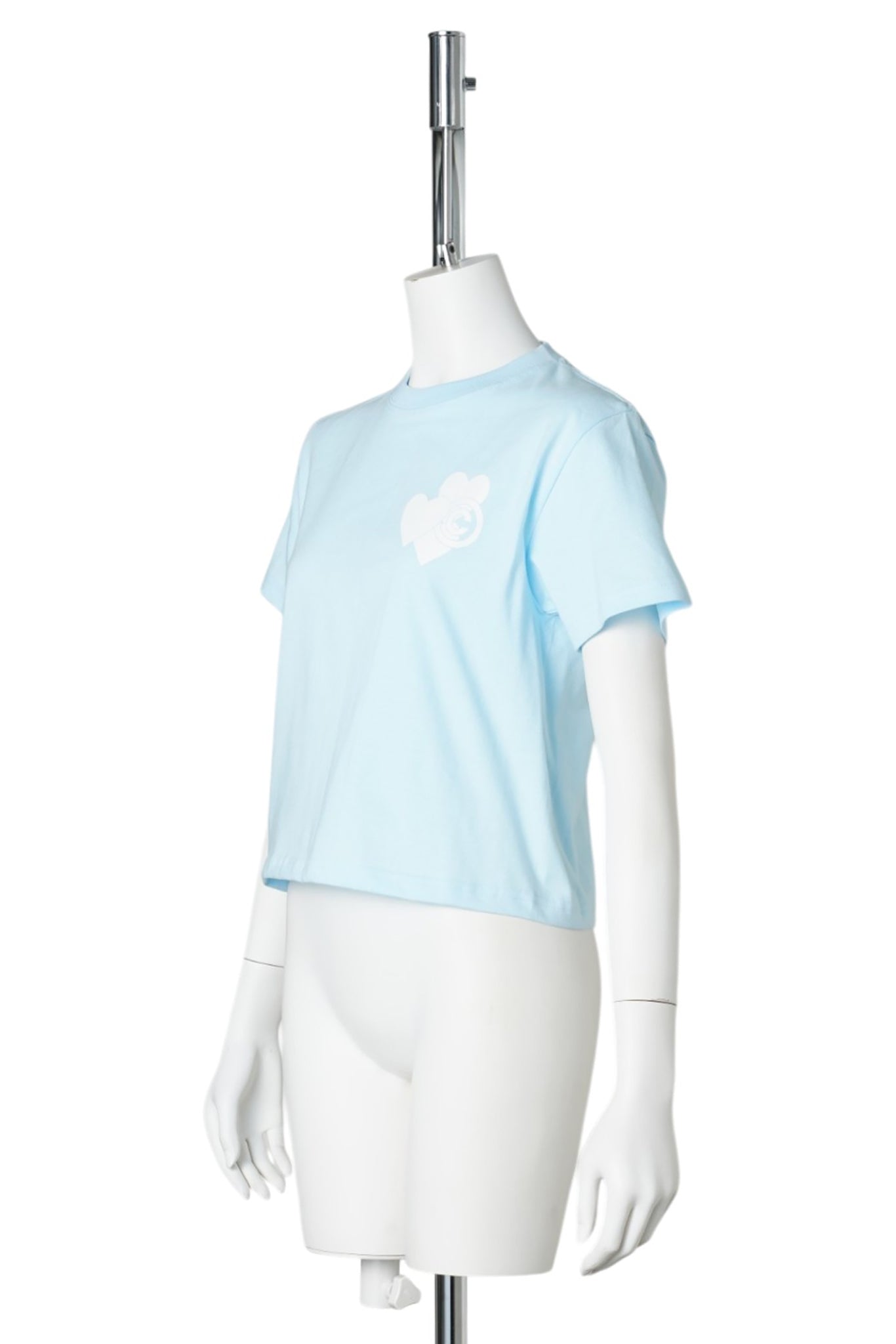 WOMEN'S SHIRT HEART / SKY BLUE