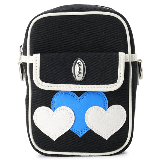 CPD LOVE PATCH SHOULDER BAG #05 / BLACK