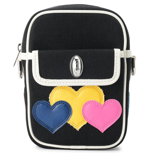 CPD LOVE PATCH SHOULDER BAG #07 / BLACK