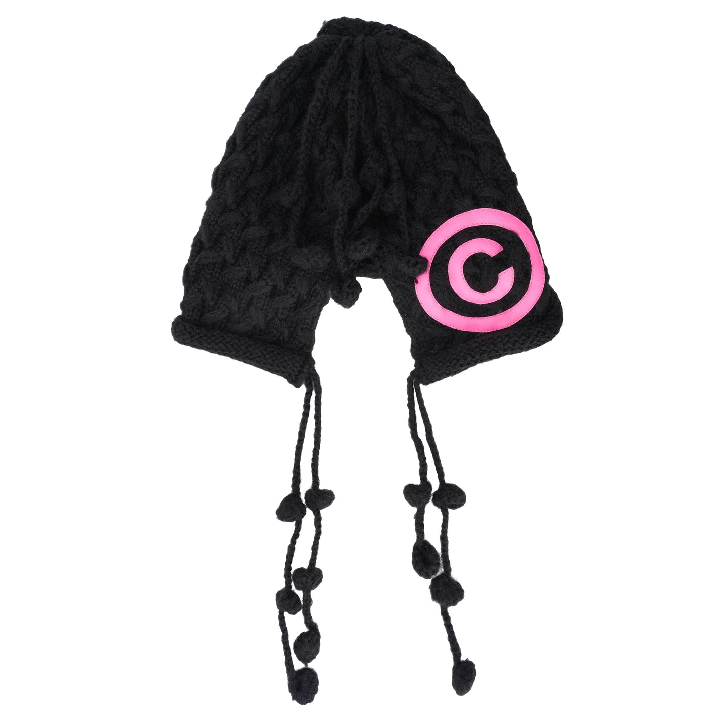 CPD LOVE PATCH BEANIE BONBON / BLACK/PINK
