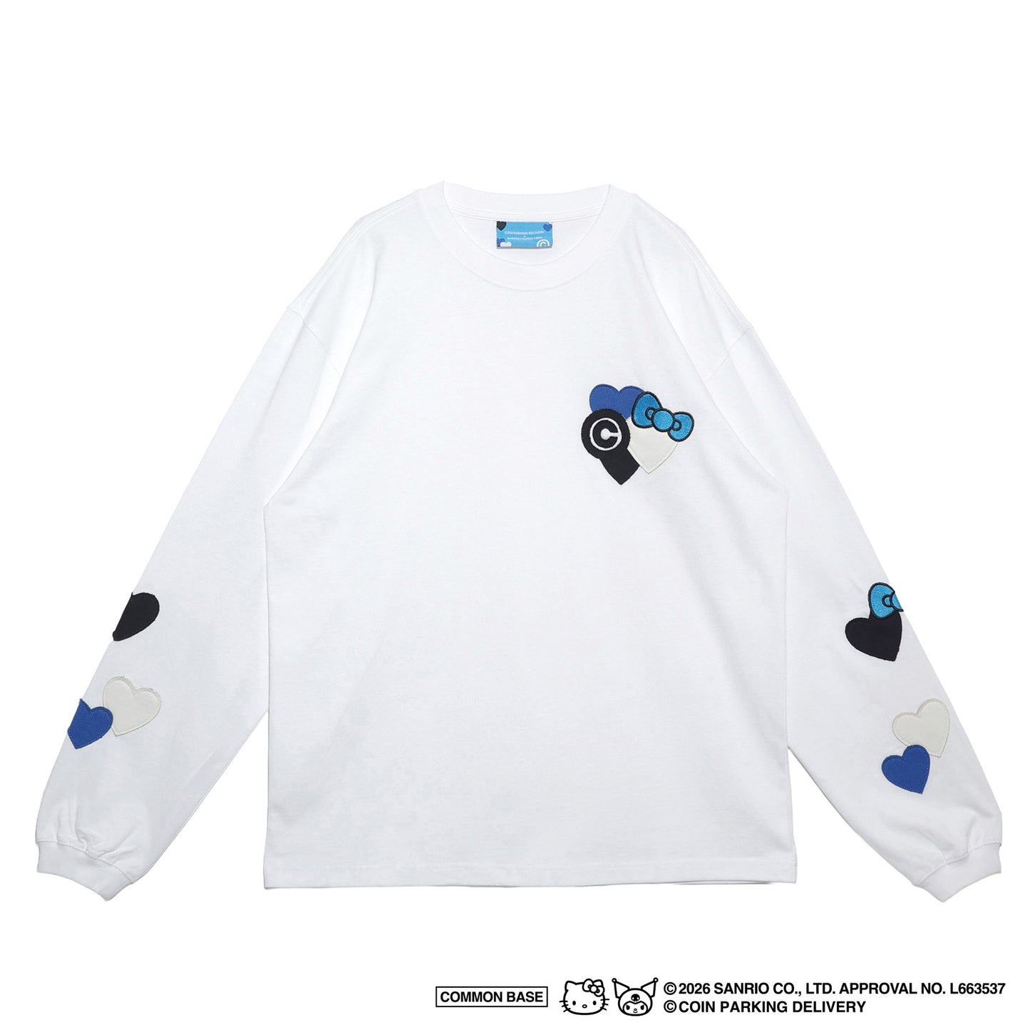 L/S TEE / WHITE