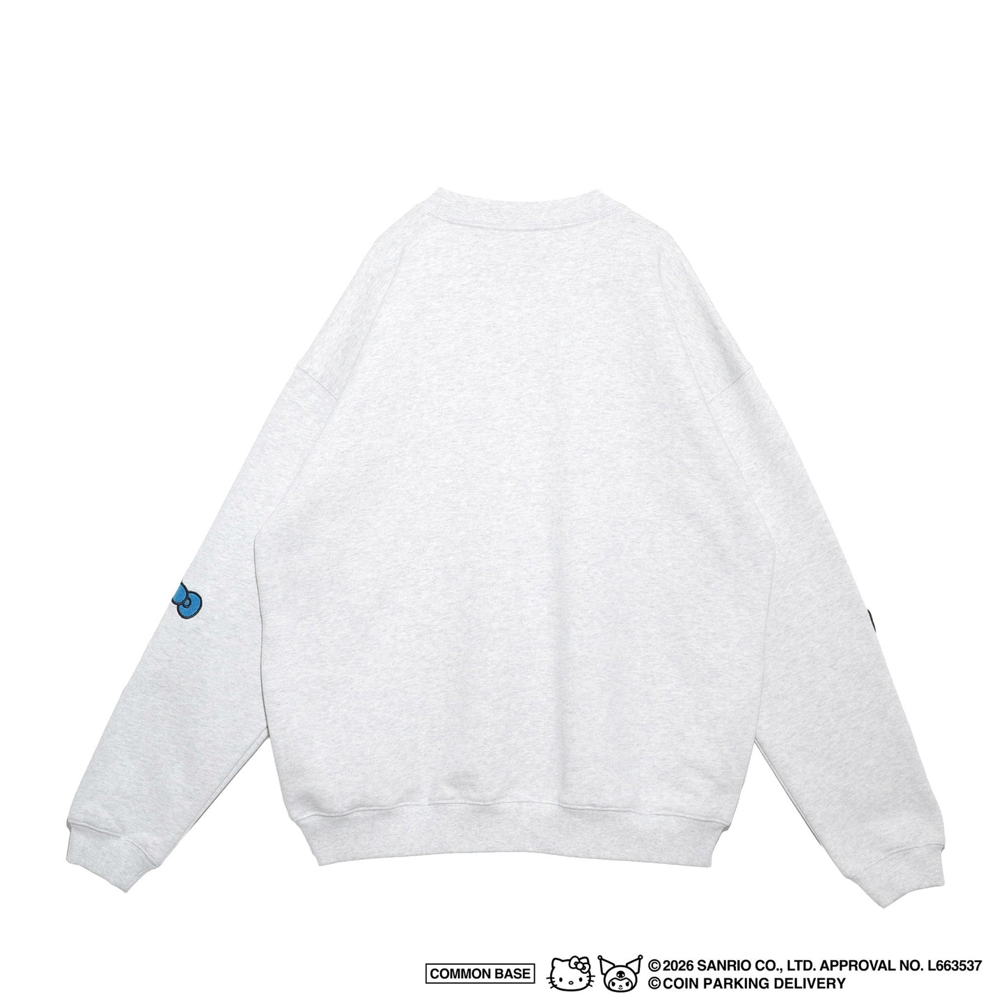 SWEAT SHIRT / LIGHT HEATHER GREY