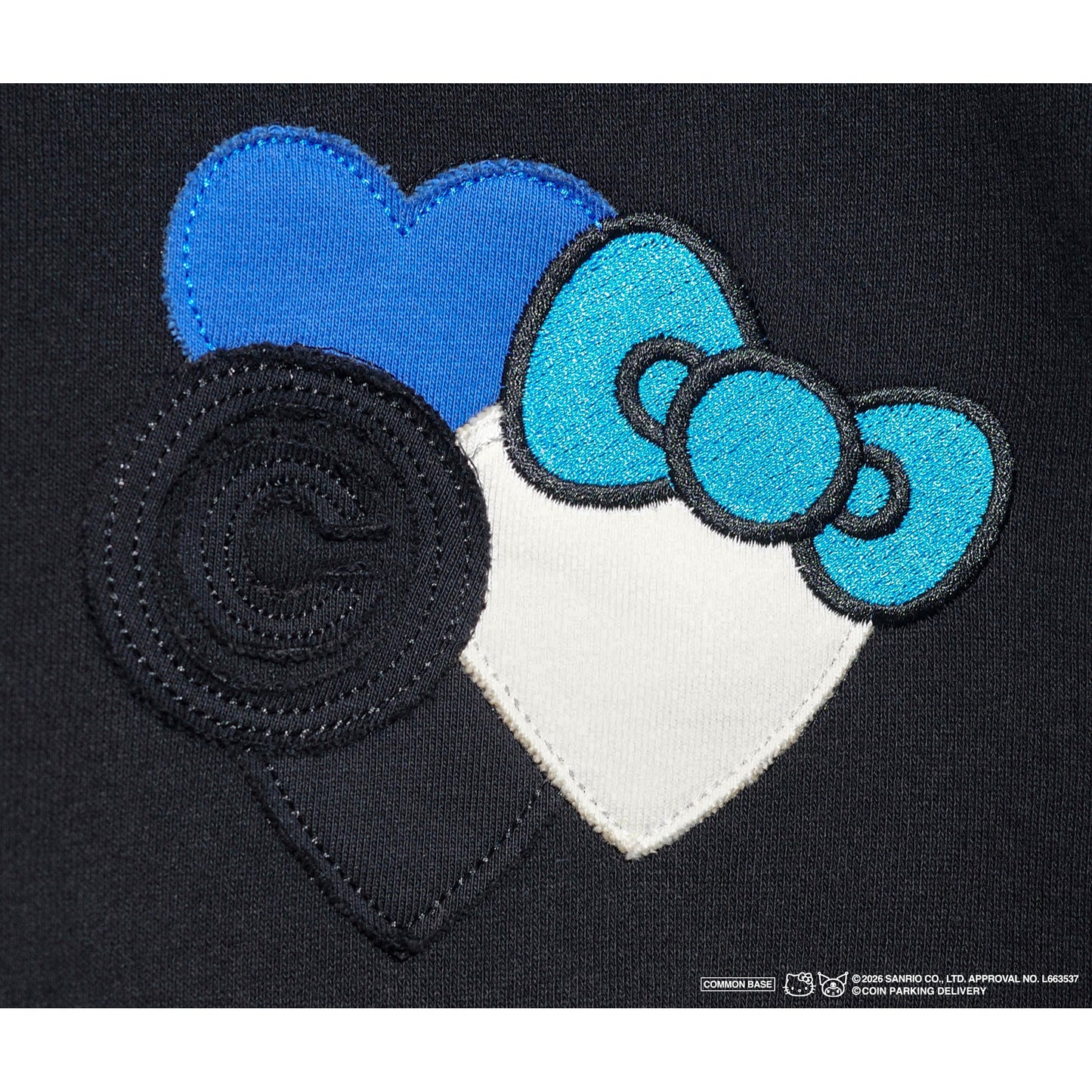 ZIP SWEAT HOODIE / BLACK