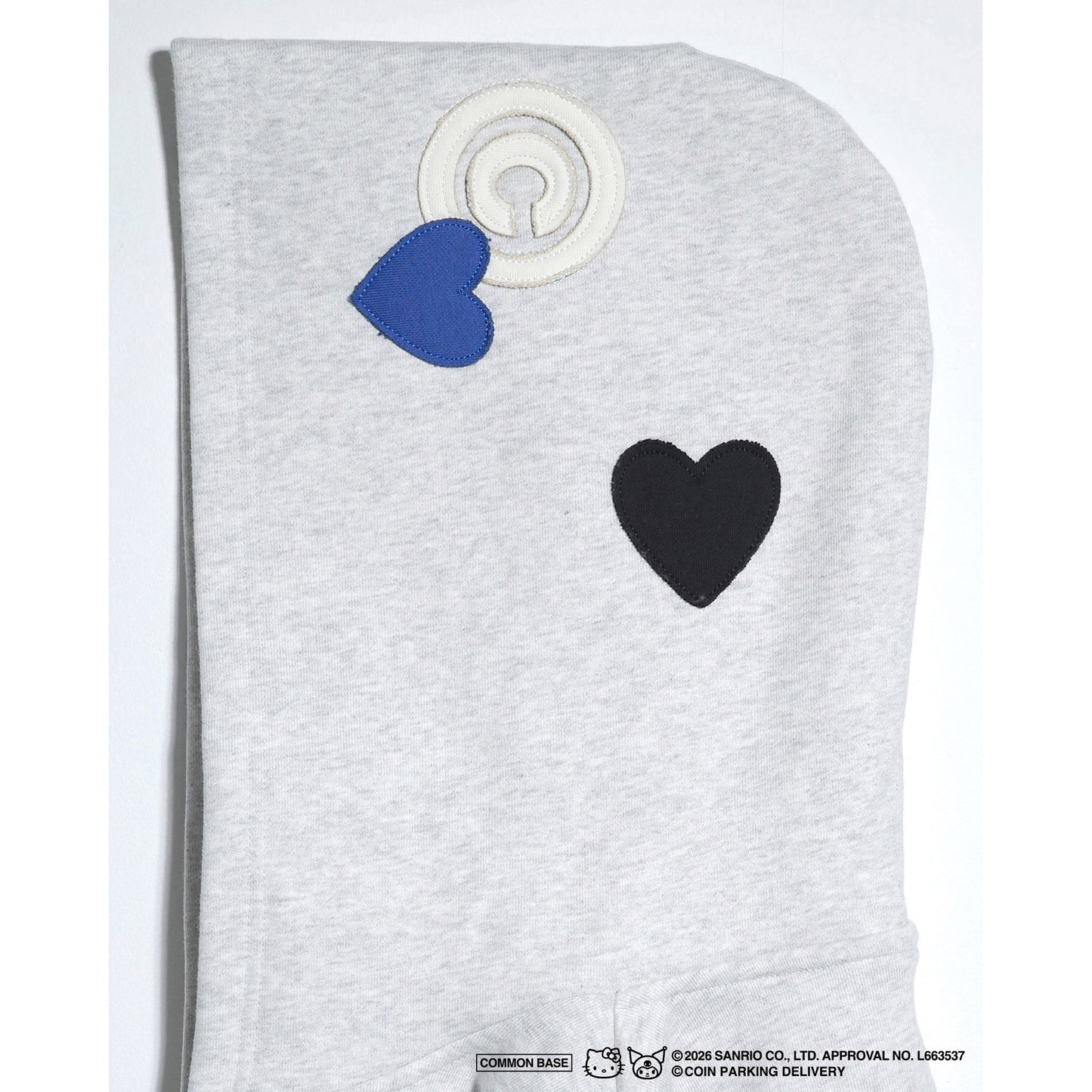 ZIP SWEAT HOODIE / LIGHT HEATHER GREY