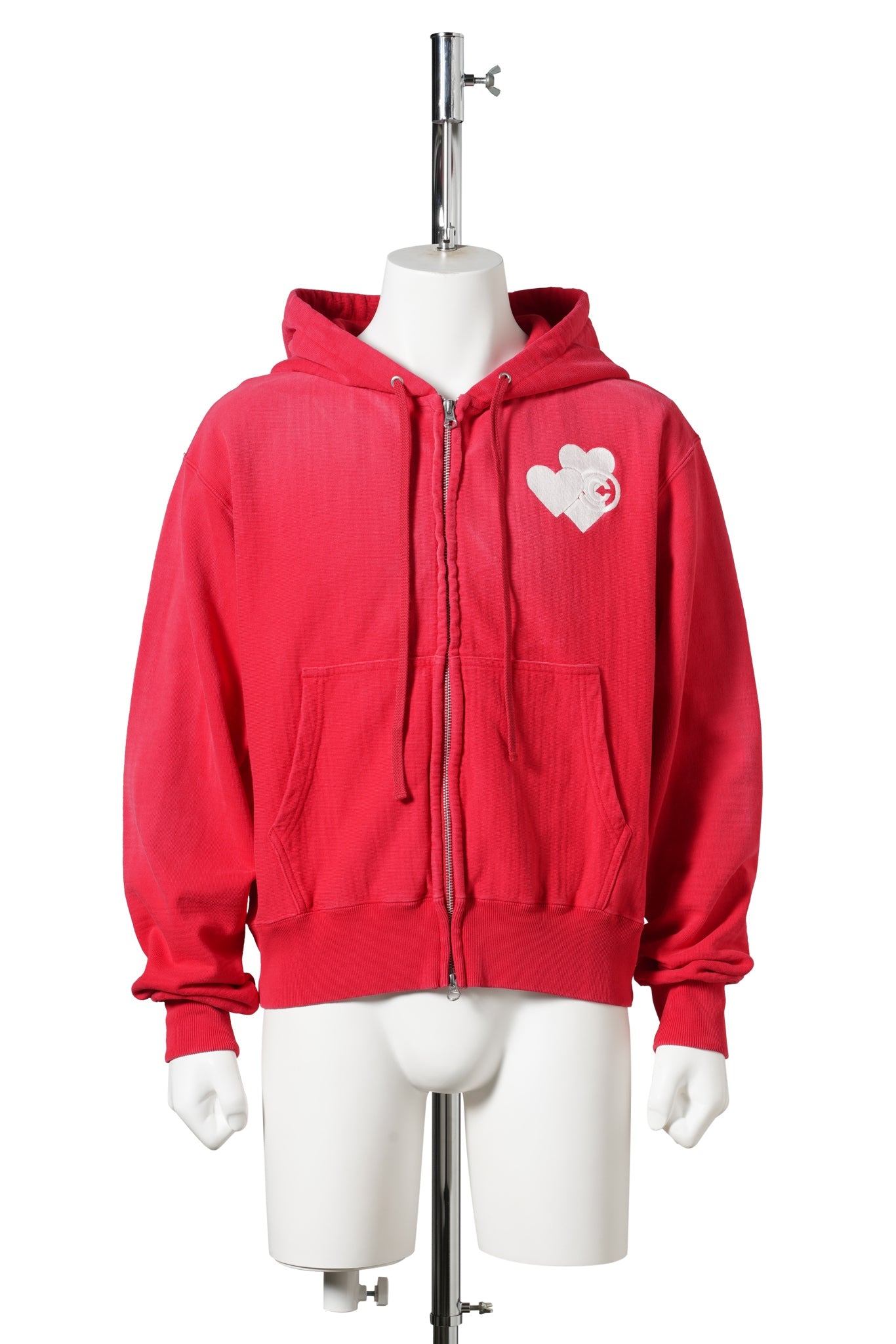 CPD SPRAYING LOVE STITCH HOODIE / RED