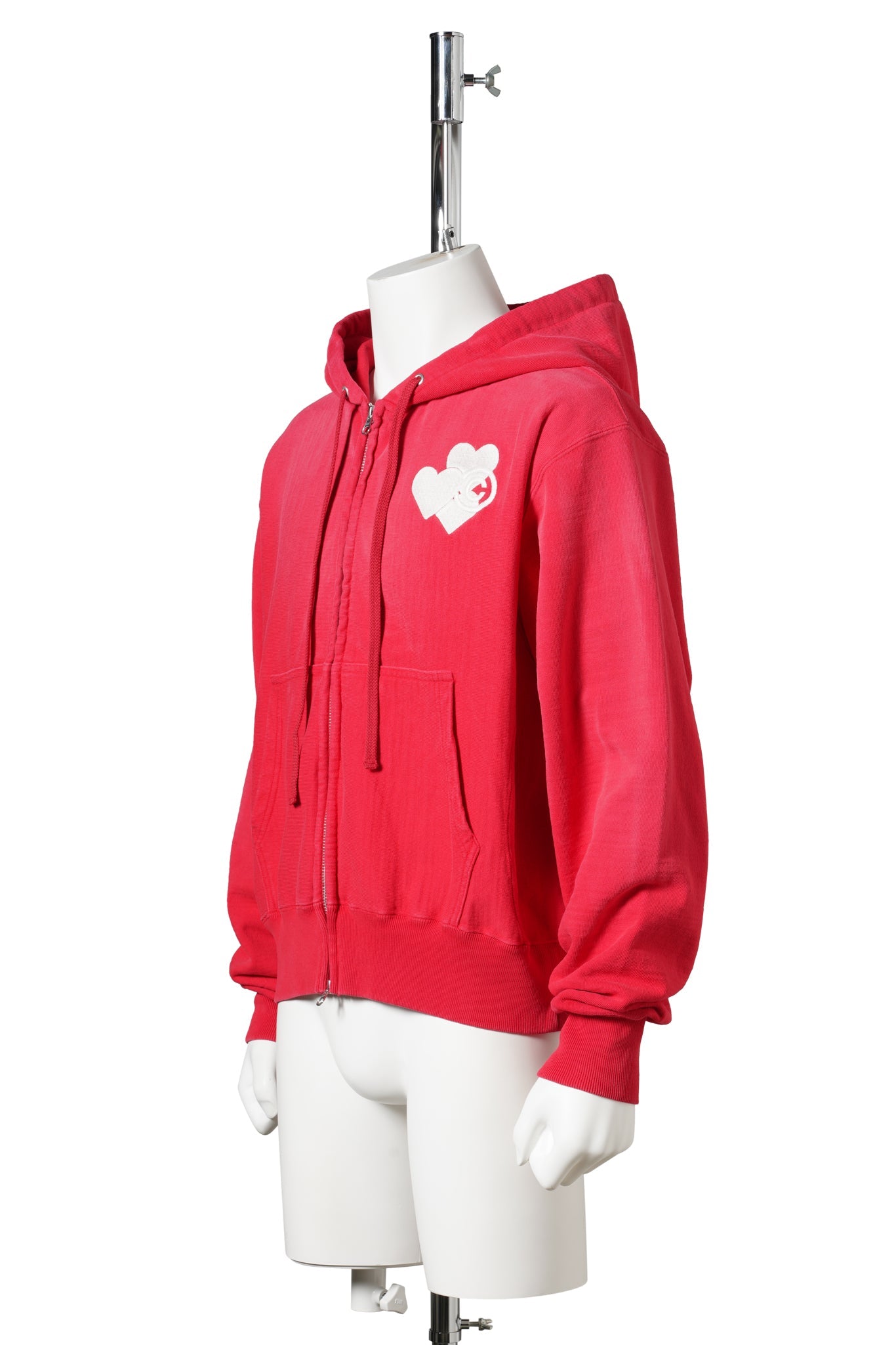 CPD SPRAYING LOVE STITCH HOODIE / RED