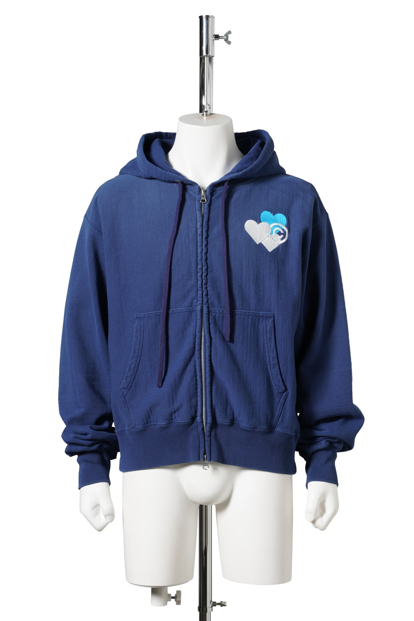 CPD SPRAYING LOVE STITCH HOODIE / BLUE