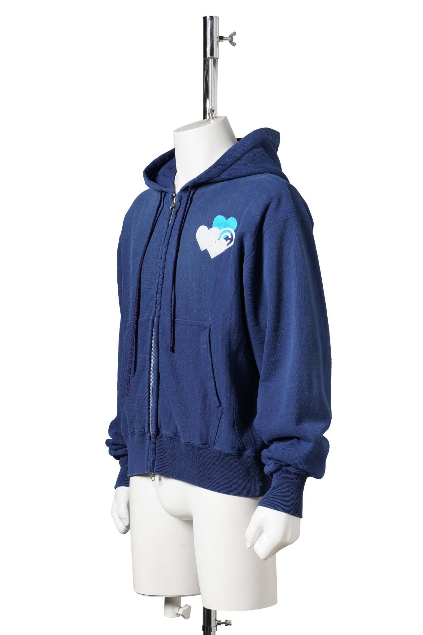 CPD SPRAYING LOVE STITCH HOODIE / BLUE