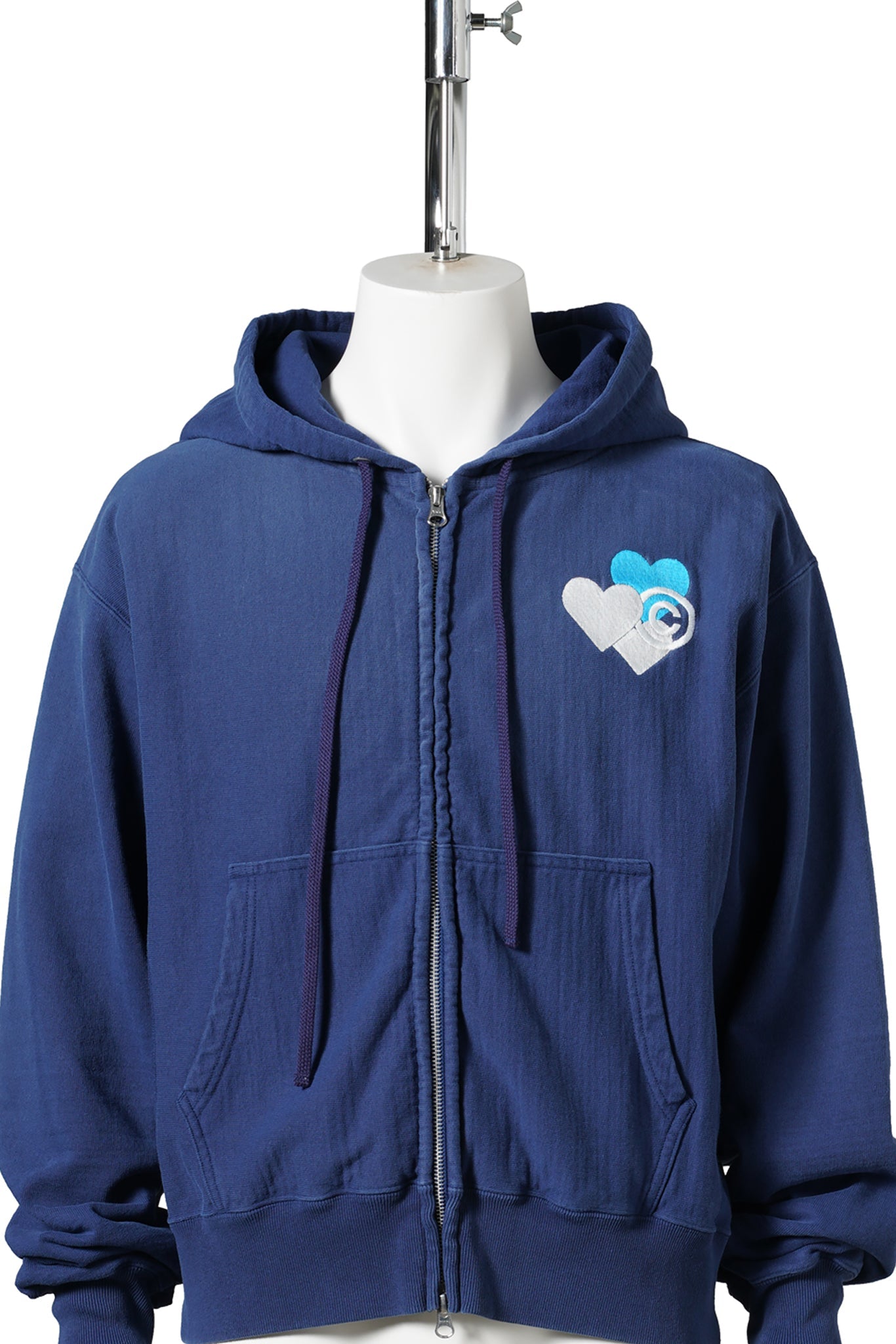 CPD SPRAYING LOVE STITCH HOODIE / BLUE