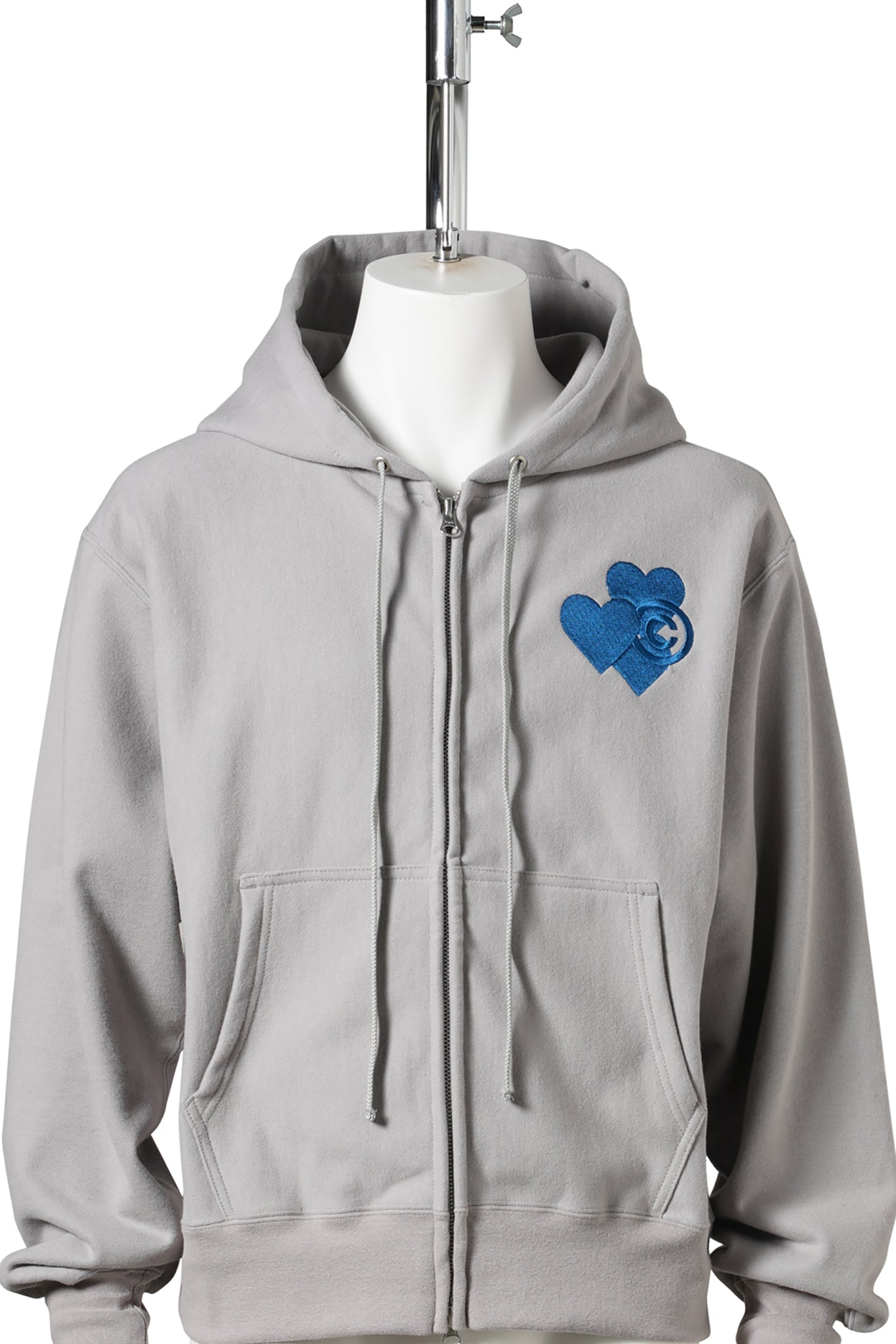 CPD LOVE STITCH HOODIE / GRAY NAVY