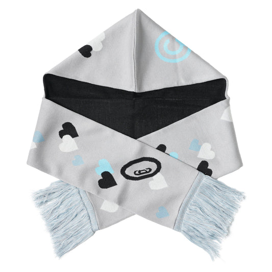 REVERSIBLE HOOD MUFFLER / BLACK