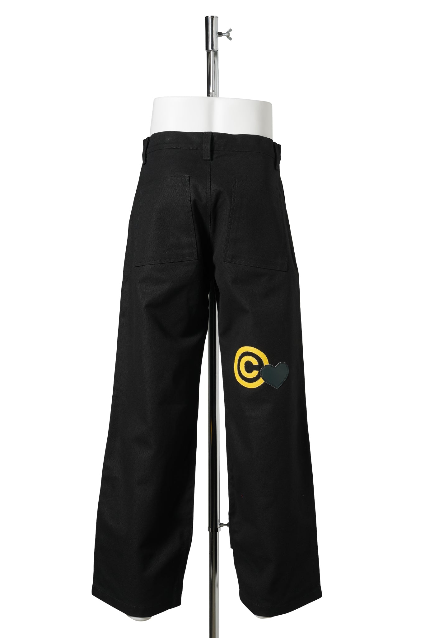 CPD LOVE PATCH DUCK PANTS / BLACK
