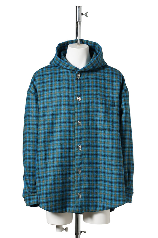 BIG HOOD SHIRTS / BLUE