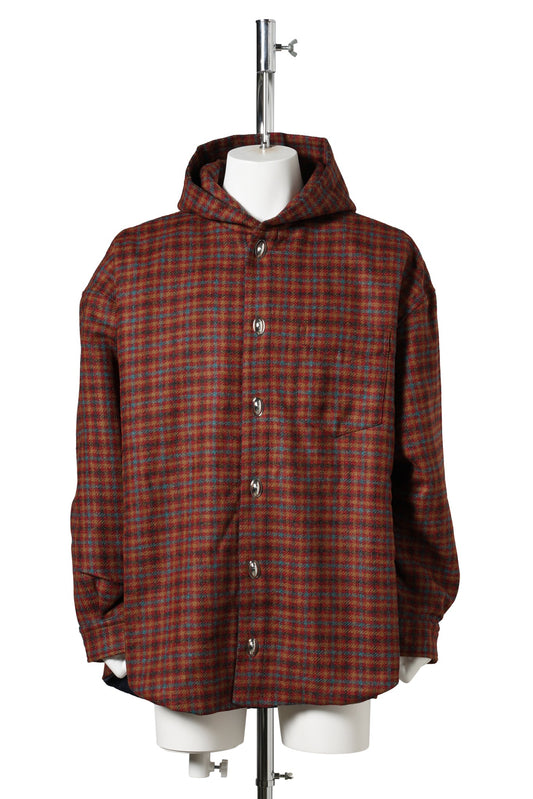 BIG HOOD SHIRTS / BROWN