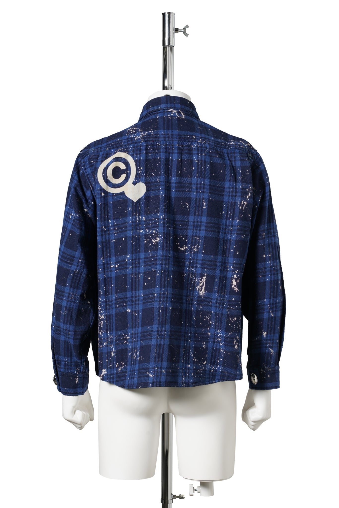 CPD LOVE SPLASHE FLANNEL SHIRTS / NAVY