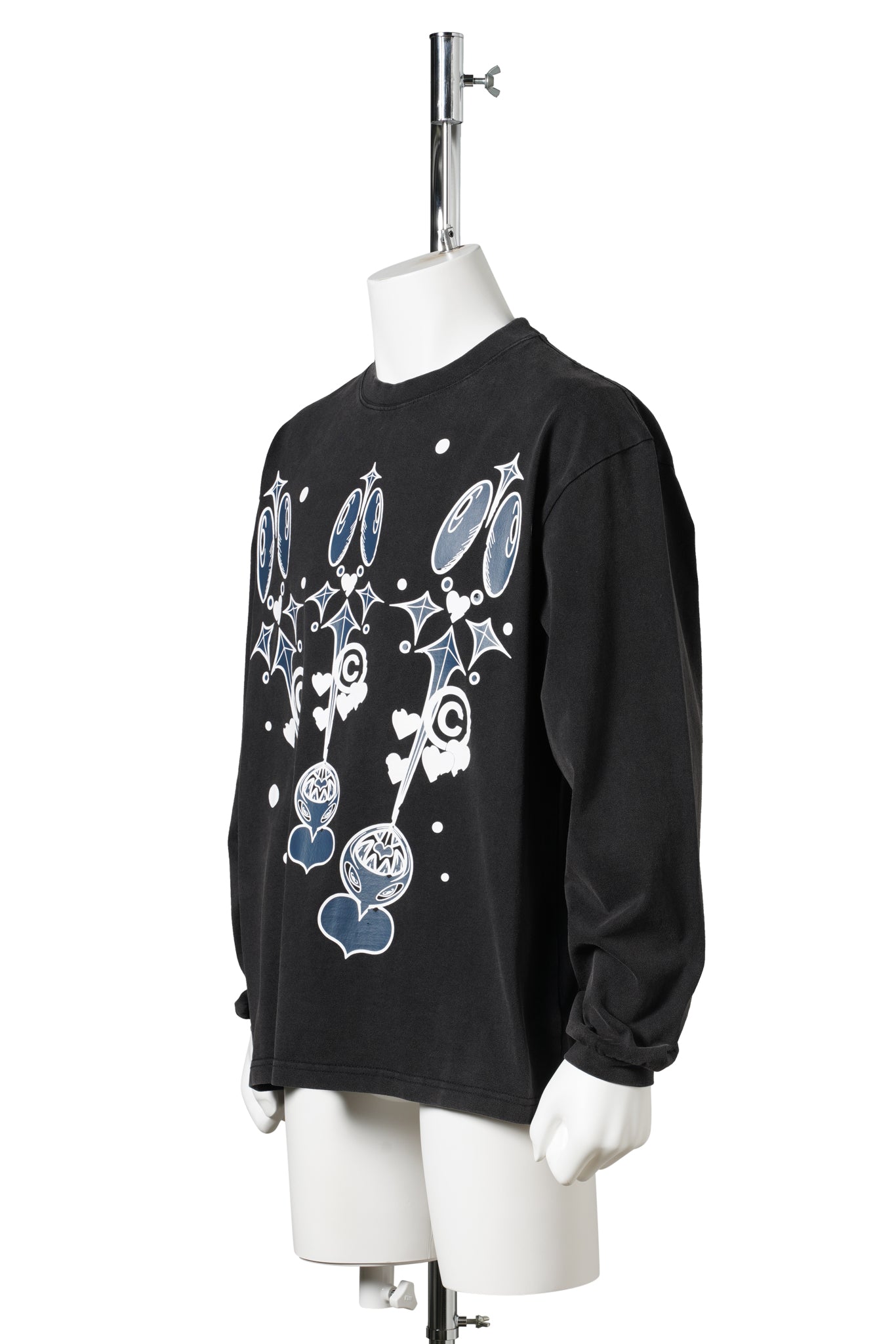 GILAGILA LONG SLEEVE TEE / BLACK