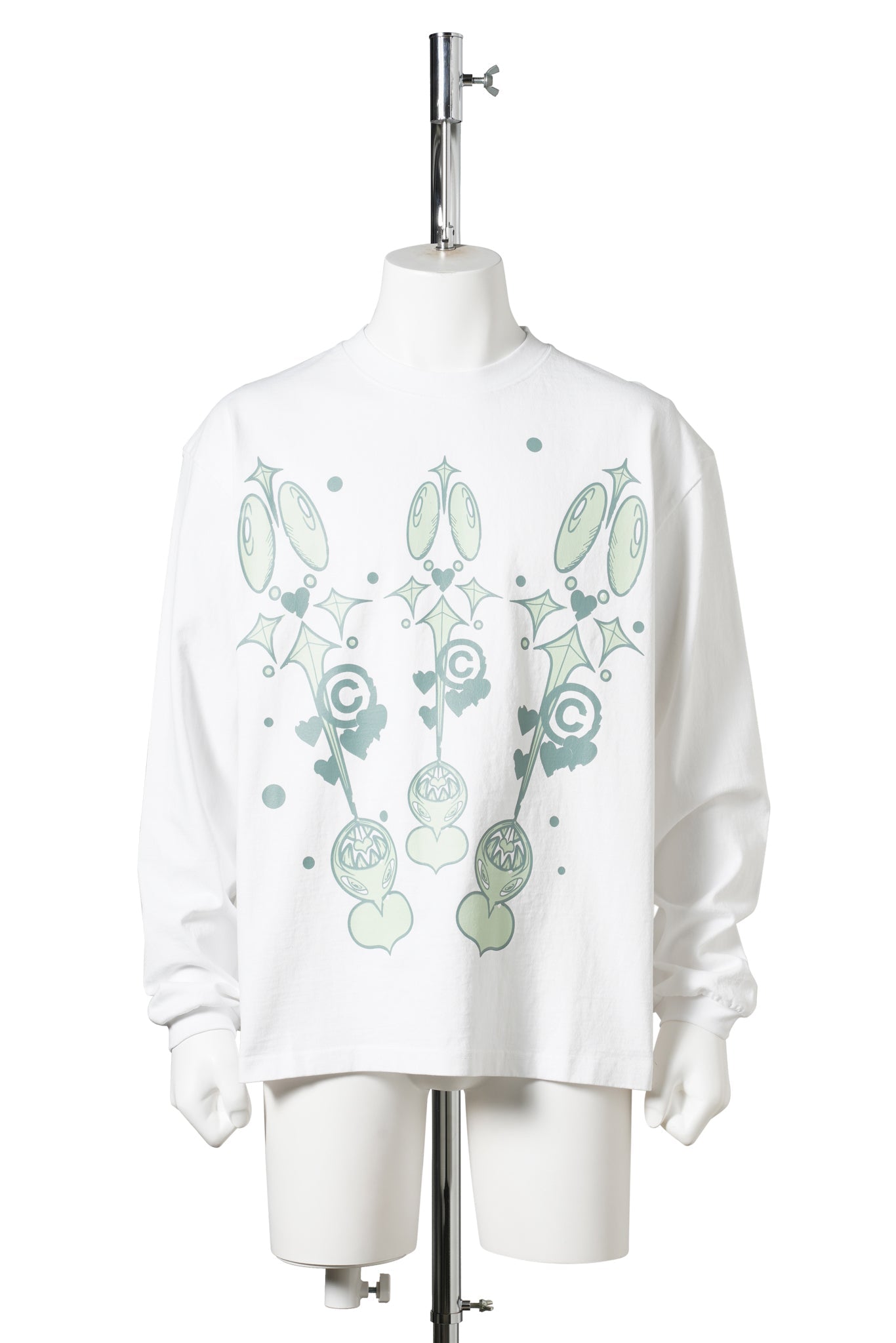 GILAGILA LONG SLEEVE TEE / WHITE