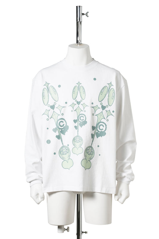 GILAGILA LONG SLEEVE TEE / WHITE