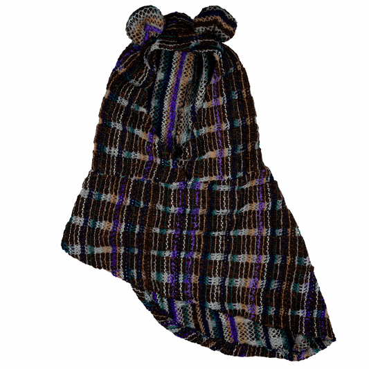 BEAR SNOOD / VITELLI BROWN PLAID