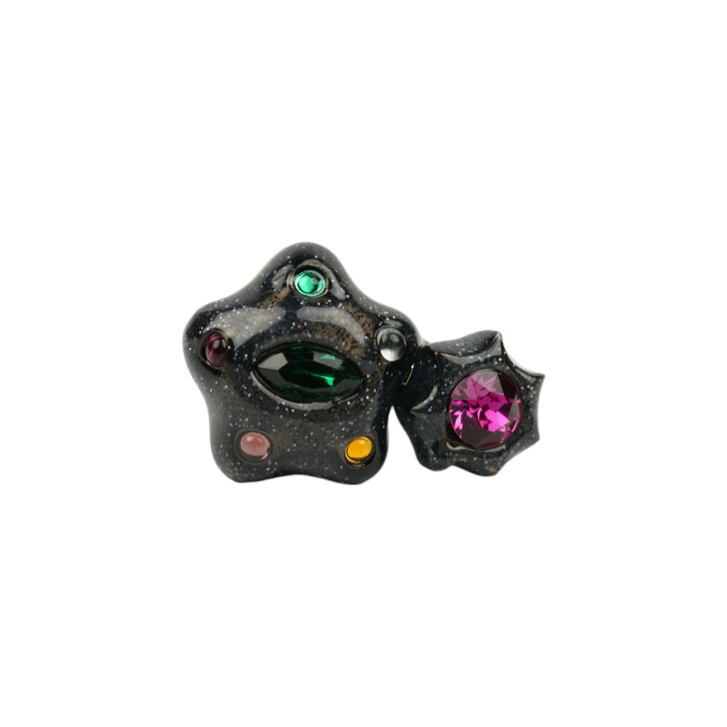 STARLET RING / GLITTER BLACK