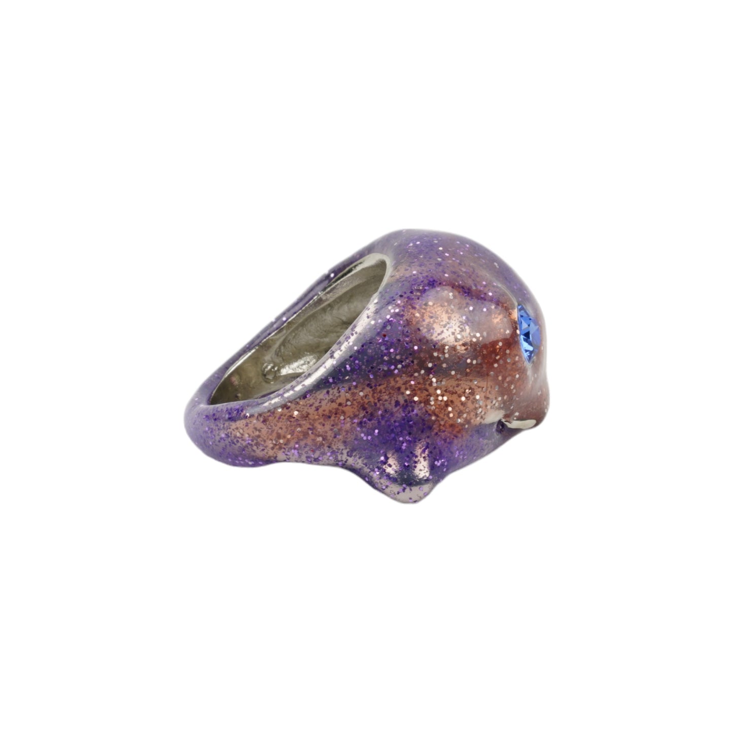 DOLPHIN BABY RING / PINK GLITTER