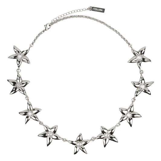 SUPER STARLINK NECKALCE / CRYSTAL CLEAR