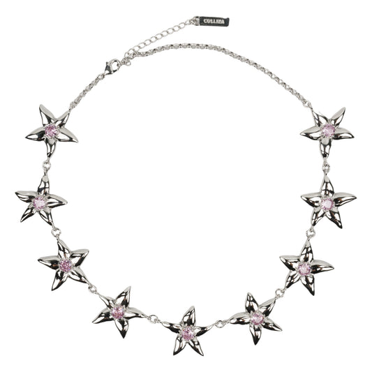 SUPER STARLINK NECKALCE / SOFT PINK