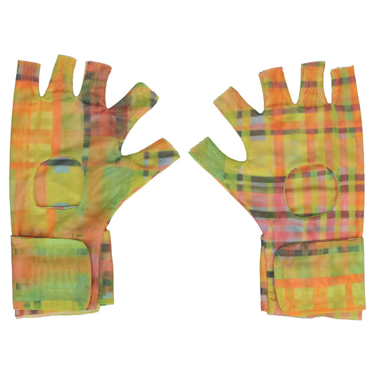 WEIGHT LIFTING GLOVE / LIME PLAID