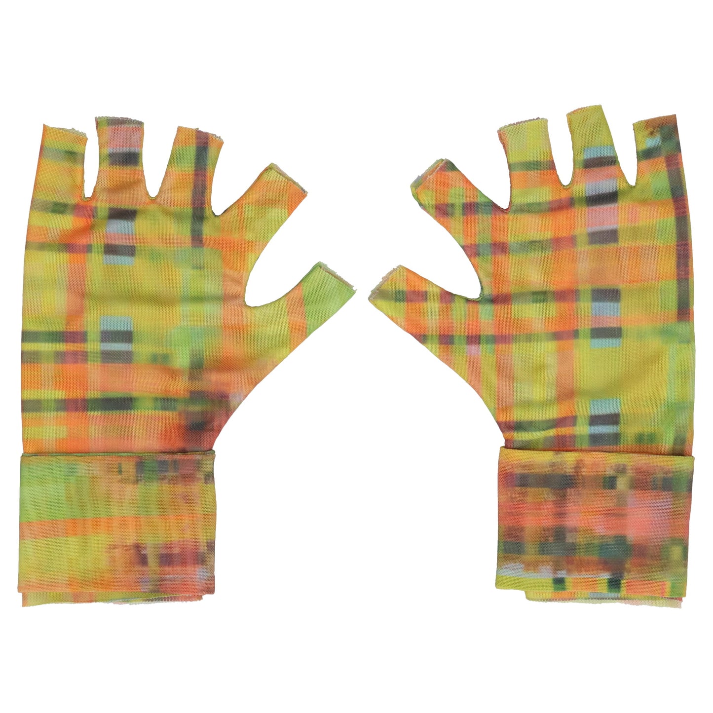 WEIGHT LIFTING GLOVE / LIME PLAID