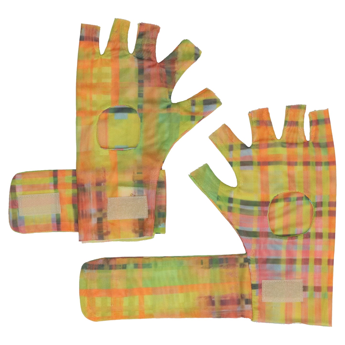 WEIGHT LIFTING GLOVE / LIME PLAID