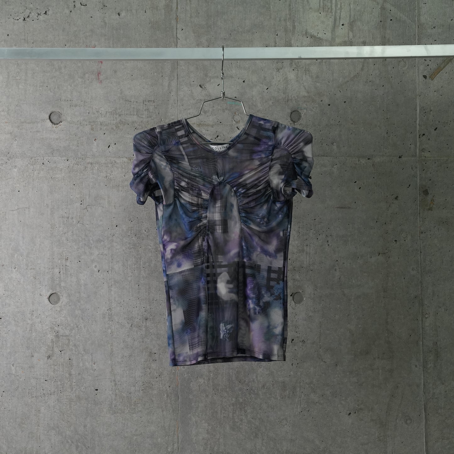 ARC S/S TOP / NAVY GARDEN BLUR