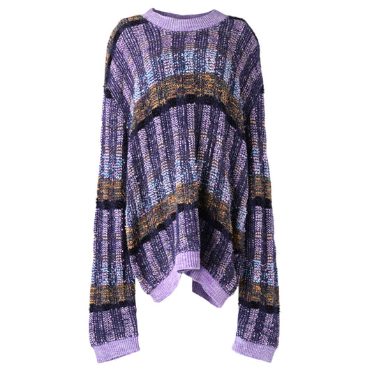 WOOLLY SWEATER / VITELLI PURPLE PLAID